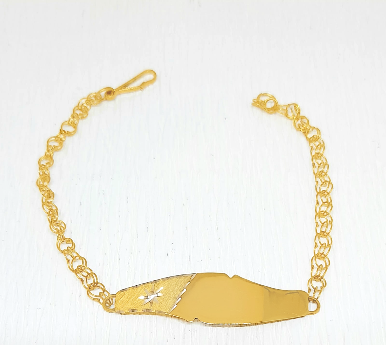 Gold Ladie ID Band